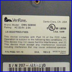 VeriFone OMNI 3200SE Credit Card Terminal New withmanual