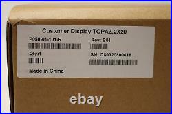 VeriFone P050-01-101-R 2x20 Customer Display for Ruby 2 & Topaz POS Systems