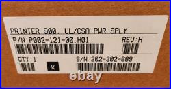 VeriFone P900, Impact Receipt Printer, NIB, withPower Supply, P/N P002-121-00. H01