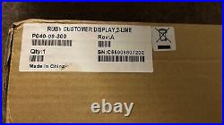 VeriFone Ruby CPU4 CPU5 Sleek Style Customer Display P040-08-300 NEW