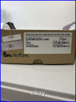 VeriFone VX520 Credit Card Terminal New In Box Complete NAA DIAL/ETH, 128/32 MB