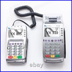 VeriFone Vx520 EMV Credit Card Terminal and Vx805 EMV PINpad Bundle 2 Items