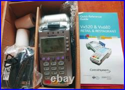 VeriFone Vx520 EMV NFC Credit Card Machine #M252-653-A3-NAA-3 UNLOCKED