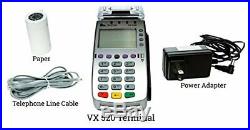 VeriFone Vx 520 Dial/Ethernet Dual Communications 160Mb Terminal/Itegrated Pr