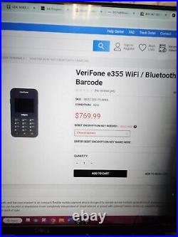 VeriFone e355 with WiFi, Bluetooth, and Barcode