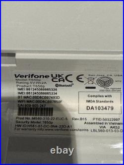 Verifone Card Machine T650p With Receipt Printer POS Payment UK VAT
