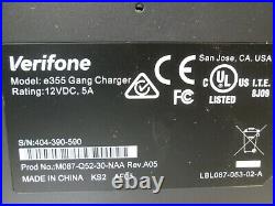Verifone M087-Q52-30-NAA E355 3-Unit Gang Charger NEW FREE SHIPPING