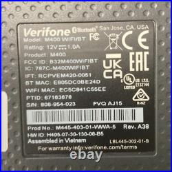 Verifone M400 Wifi/bt (pci5) M445-403-01-wwa-5 Credit Card Terminal