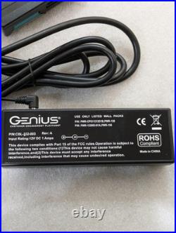 Verifone Mx900-02 12/24vdc 1a 600ma With Genius Cbl-332-003 Reva 12vdc 1amp