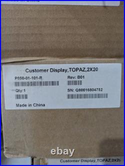 Verifone P050-01-101 Customer Display Assembly REV B01