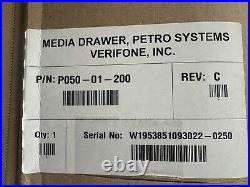 Verifone P050-01-200 Media Slot Cash Drawer With Till For Topaz/ruby. New