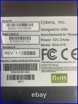 Verifone Pos Cybera Zone Sca-315 Dual Wan 8 Port Gigabit Router P039-09-001-naa