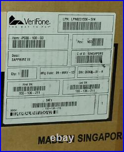 Verifone Pos Terminal P039-100-03 Sapphire III