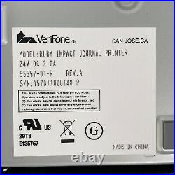 Verifone Ruby Impact Journal Printer 55557-01-R POS Receipt