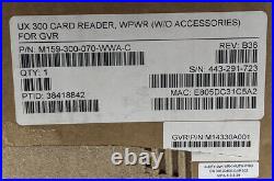 Verifone Ux300-wpwr Credit Card Terminal Reader For Gvr M159-300-070-wwa-c