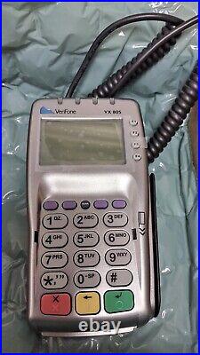 Verifone VX805 CTLS Key Pad Credit Card Reader with Ethernet Cable NEW NOS