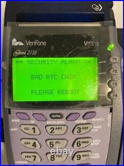 Verifone VX 510le Vx510le Omni 3730le 5100 Credit Card Machine Printer Reader