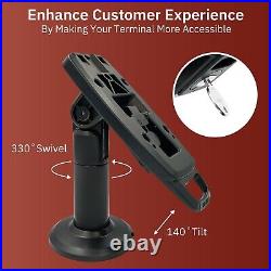 Verifone Vx520 EMV 7 Key Locking Pole Mount Terminal Stand- Slim Design