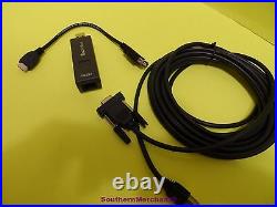 Verifone Vx680 Programming Cables Pc Cable 26264-05 Rs232 Dongle 24122-01-r