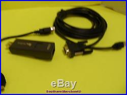 Verifone Vx680 Programming Cables Pc Cable 26264-05 Rs232 Dongle 24122-01-r