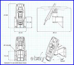 Verifone Vx820 7 Wall Mount Terminal Stand