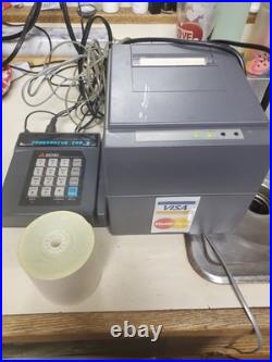 Verifone tranz 330 credit card reader terminal and Citizen receipt printer