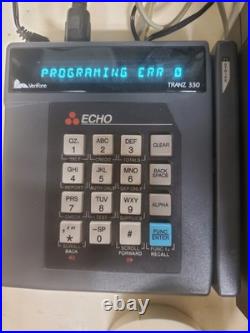 Verifone tranz 330 credit card reader terminal and Citizen receipt printer