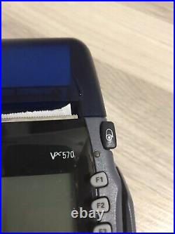 Verifone vx570/5700 Dial 12 MB Credit Card Machine Terminal Printer COMPLETE SET