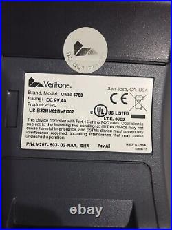 Verifone vx570/5700 Dial 12 MB Credit Card Machine Terminal Printer COMPLETE SET
