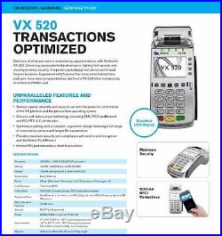 Vx520/NFC/Contactless Encrypted to First Data CARLTON#500 Omaha platformNEW
